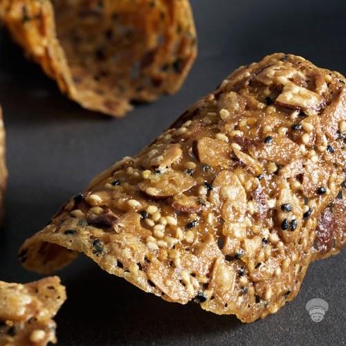 Sesame Tuille Cookies